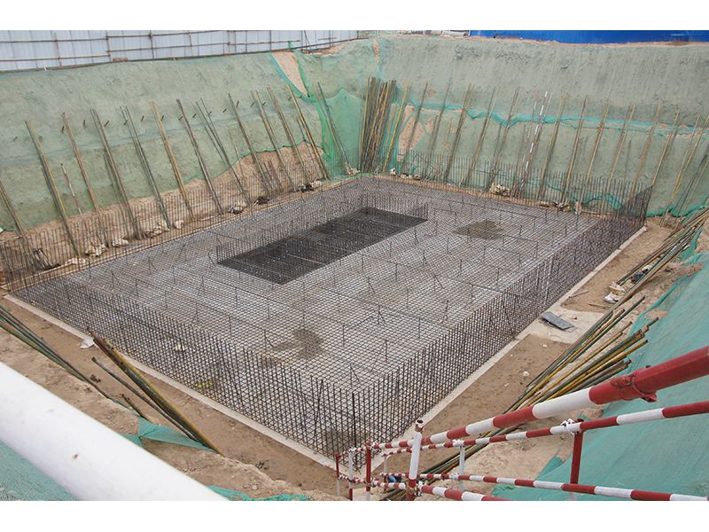甘肃国电兰州电厂雨水泵房建筑施工