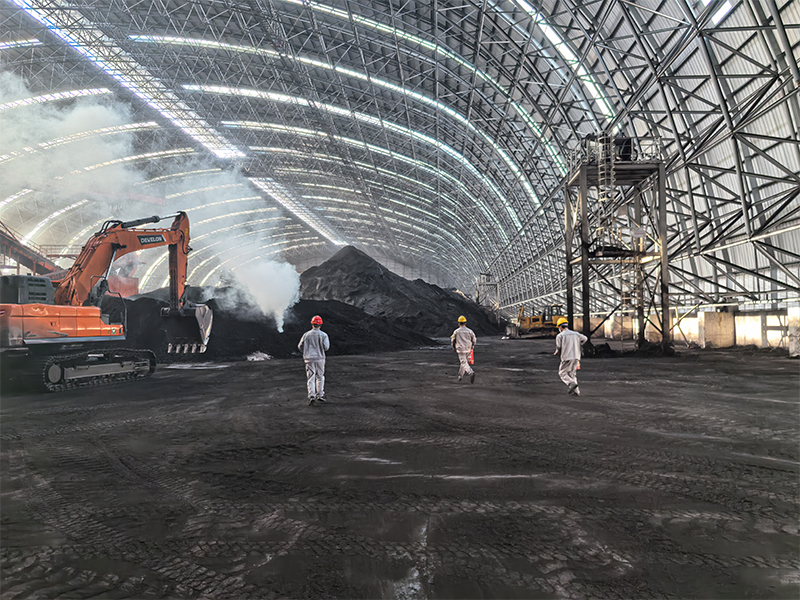 随州电厂煤场消防演练